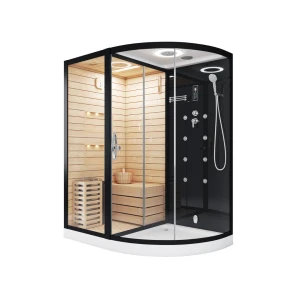 Сауна Cerutti SPA Lugano Nero-L Black 180x110