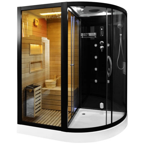 Сауна Cerutti SPA Lugano Nero-L Black 180x110