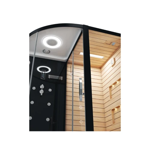 Сауна Cerutti SPA Lugano Nero-R Black 180x110