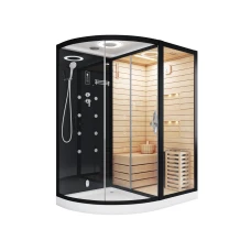 Сауна Cerutti SPA Lugano Nero-R Black 180x110