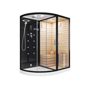 Сауна Cerutti SPA Lugano Nero-R Black 180x110