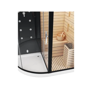 Сауна Cerutti SPA Lugano Nero-R Black 180x110
