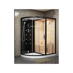 Сауна Cerutti SPA Lugano Nero-R Black 180x110