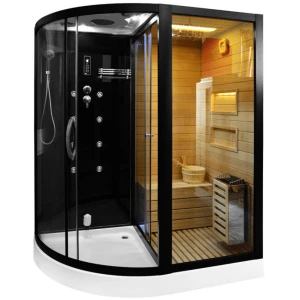 Сауна Cerutti SPA Lugano Nero-R Black 180x110