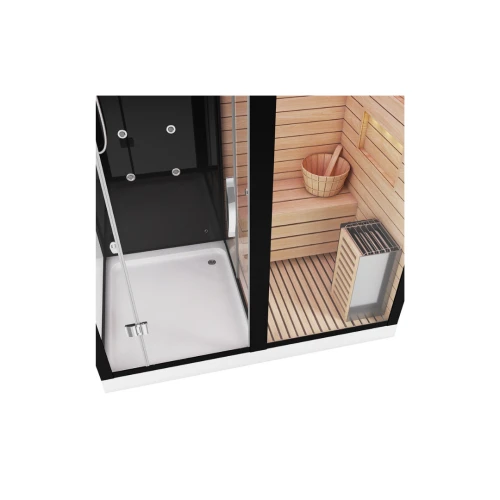 Сауна Cerutti SPA Albano Nero-R 180x110