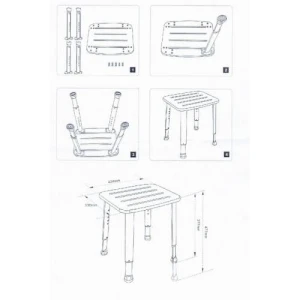 Табурет для душа Esbano BERN-5