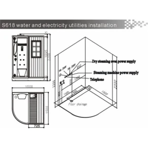 Финская сауна SSWW S618 150х150