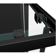 Душевая кабина Timo Ilma 902 Black R 120х80