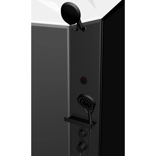 Душевая кабина Timo Ilma 902 Black R 120х80