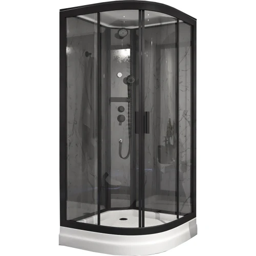 Душевая кабина Timo Ilma 909 Black 90х90