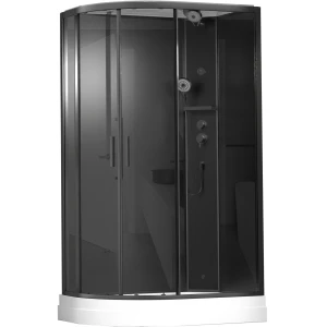 Душевая кабина Timo Ilma 902 Black R 120х80