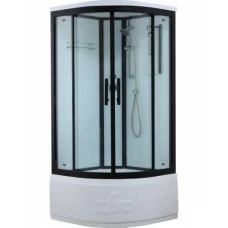 Душевая кабина Timo Standart T-6600 Black 100x100
