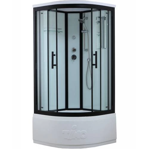 Душевая кабина Timo Standart T-6600 Black 100x100