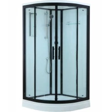 Душевая кабина Timo Standart T-6601 Black 100x100
