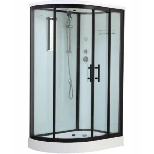 Душевая кабина Timo Standart T-6602 Black R 120x85