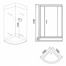 Душевая кабина Grossman GR-260 100х100