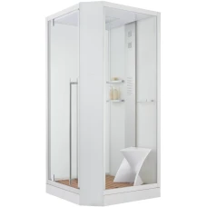 Душевая кабина Orans SR-89101 LS WHITE LH, с баней 100х100