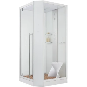 Душевая кабина Orans SR-89101 LS WHITE LH, с баней 100х100