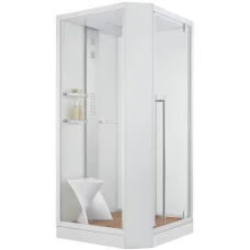 Душевая кабина Orans SR-89101 RS WHITE LH, с баней 100х100