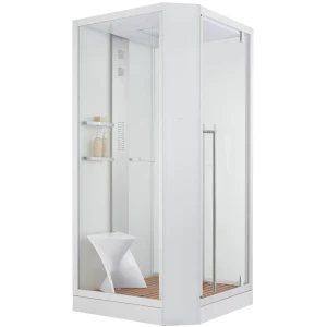 Душевая кабина Orans SR-89101 RS WHITE LH, с баней 100х100