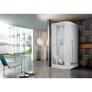 Душевая кабина Orans SR-89101 RS WHITE LH, с баней 100х100