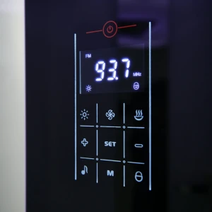 Душевая кабина Orans SR-89101 RS BLACK LH, с баней 100х100