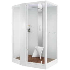 Душевая кабина Orans Diamond SR-89102 LS WHITE LH 150х100, с паром