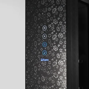 Душевая кабина Orans Diamond SR-89102 RS BLACK LH 150х100, с паром