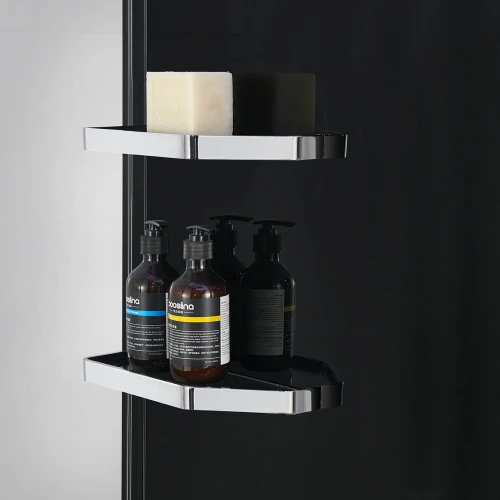 Душевая кабина Orans SR-89101 LS BLACK LH, с баней 100х100