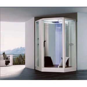 Душевая кабина Orans SR-89106S белая, с баней 130х130