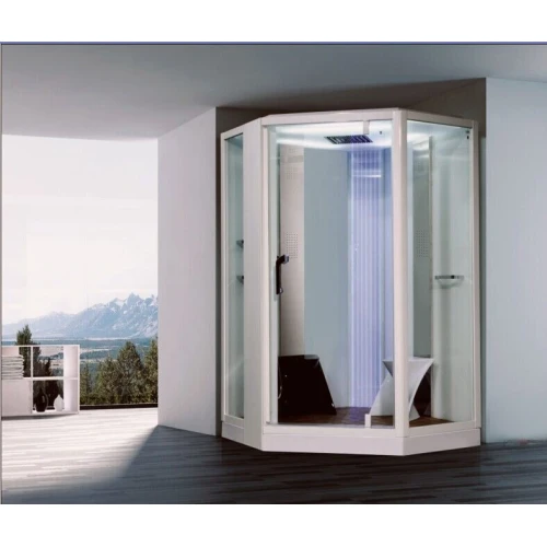 Душевая кабина Orans SR-89106S белая, с баней 130х130