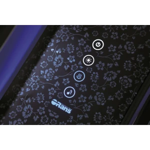 Душевая кабина Orans SR-89106S черная, с баней 130х130