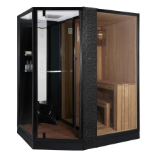 Душевая кабина с сауной Orans Diamond SR-89103 RS BLACK LH 180х130