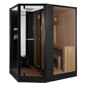 Душевая кабина с сауной Orans Diamond SR-89103 RS BLACK LH 180х130