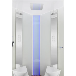 Душевая кабина Orans SR-89106 S WHITE LH белая, с баней 130х130