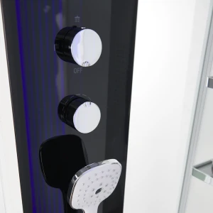 Душевая кабина Orans SR-89106 S WHITE LH белая, с баней 130х130