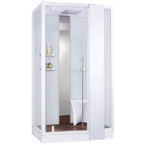 Душевая кабина Orans SR-89105 RS WHITE LH, с баней 120х90