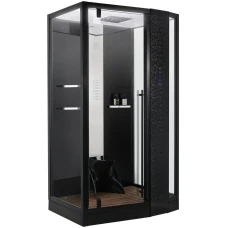 Душевая кабина Orans SR-89105 RS BLACK LH, с баней 120х90