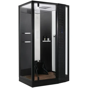 Душевая кабина Orans SR-89105 RS BLACK LH, с баней 120х90