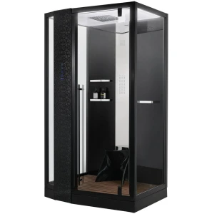 Душевая кабина Orans SR-89105 LS BLACK LH, с баней 120х90