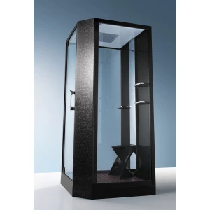 Душевая кабина Orans SR-89101 LS Black, с баней 100х100