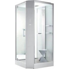 Душевая кабина Orans SR-89101LS белая, с баней 100х100