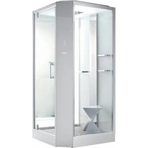 Душевая кабина Orans SR-89101LS белая, с баней 100х100