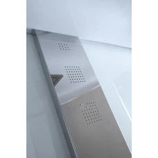 Душевая кабина Orans SR-89101LS белая, с баней 100х100