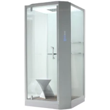 Душевая кабина Orans SR-89101LS белая, с баней 100х100