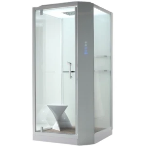 Душевая кабина Orans SR-89101LS белая, с баней 100х100