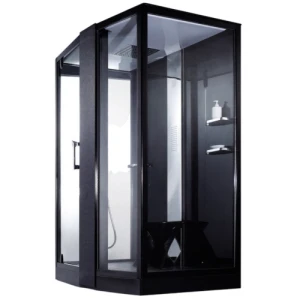 Душевая кабина Orans SR-89102 RS BLACK, с баней 150х100