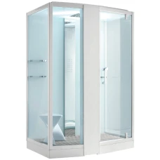 Душевая кабина Orans Diamond SR-89102 LS White 150х100, с паром