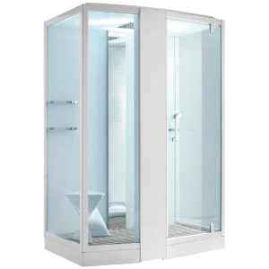 Душевая кабина Orans Diamond SR-89102 LS White 150х100, с паром