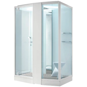 Душевая кабина Orans Diamond SR-89102 RS White 150х100, с паром